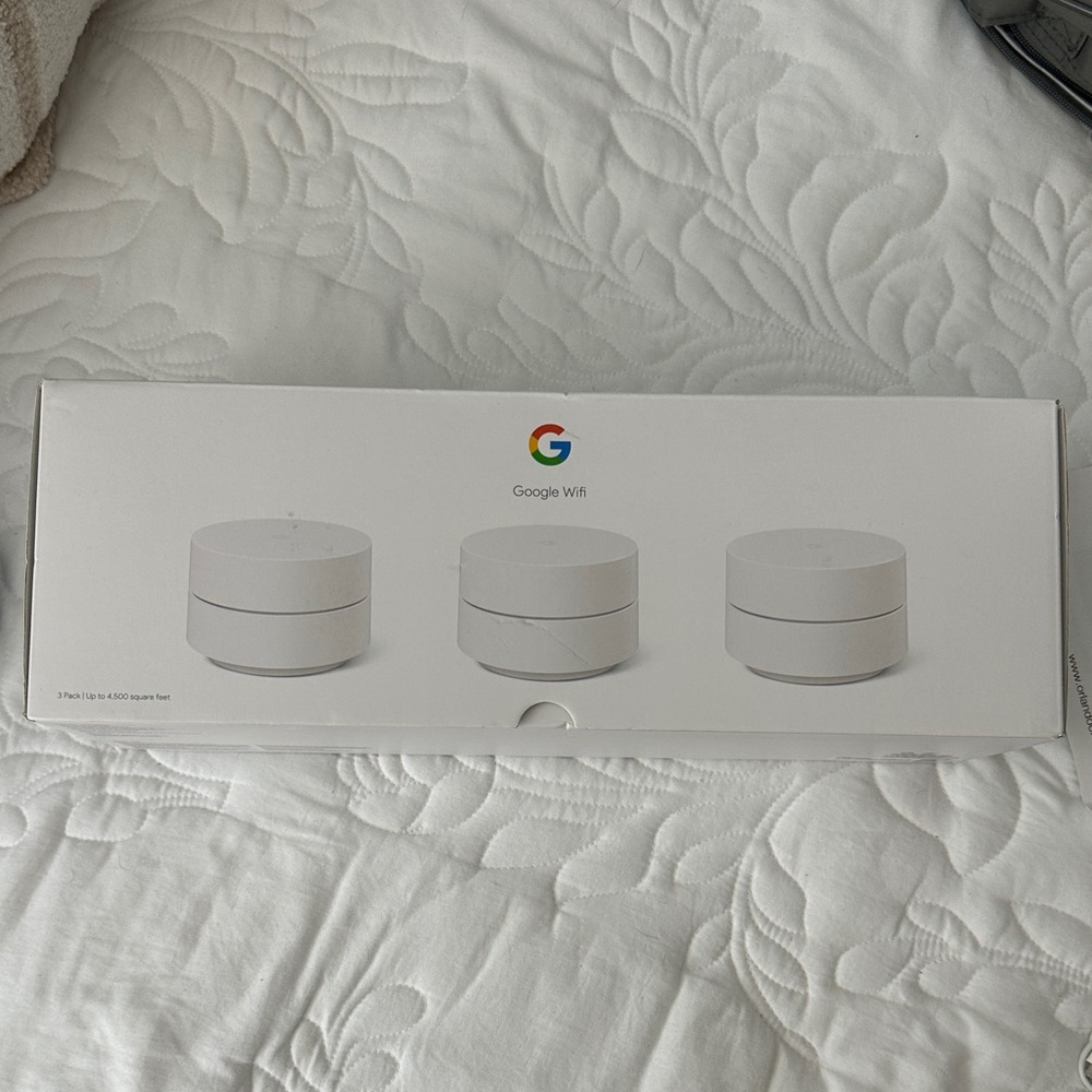 Google Wifi Mesh Network - Triple Pack in White